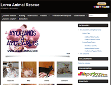 Tablet Screenshot of lorca-animal.com